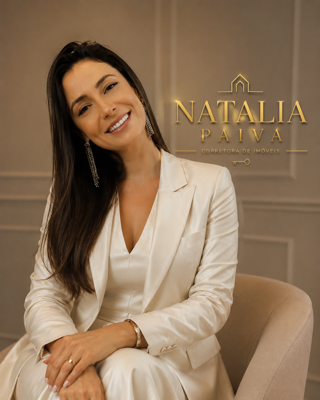 Natália Paiva, corretora de imóveis de alto padrão